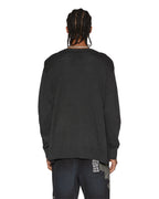 Mens Dug Out Cardigan Black Regular Knitwear - Black