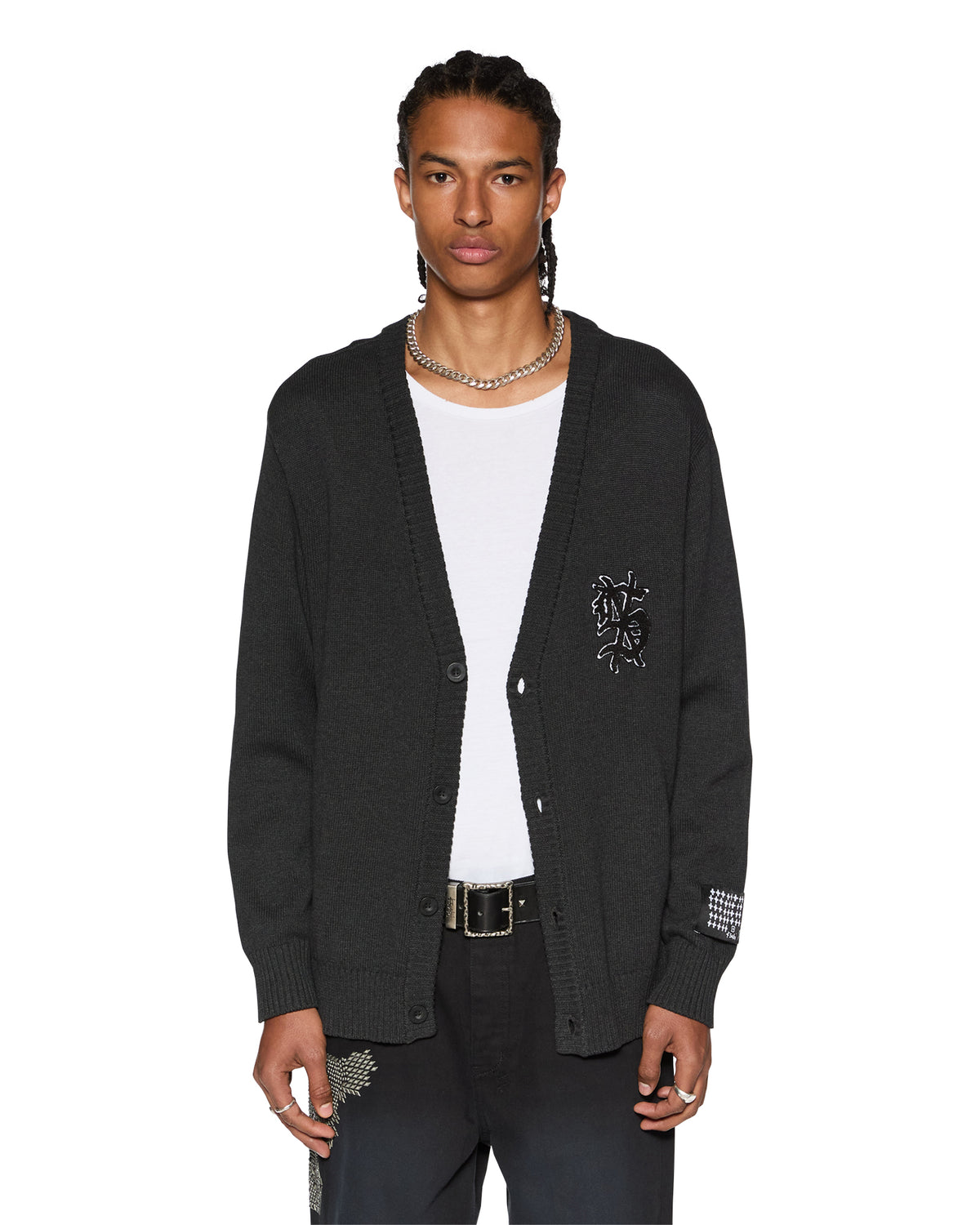 DUG OUT CARDIGAN BLACK