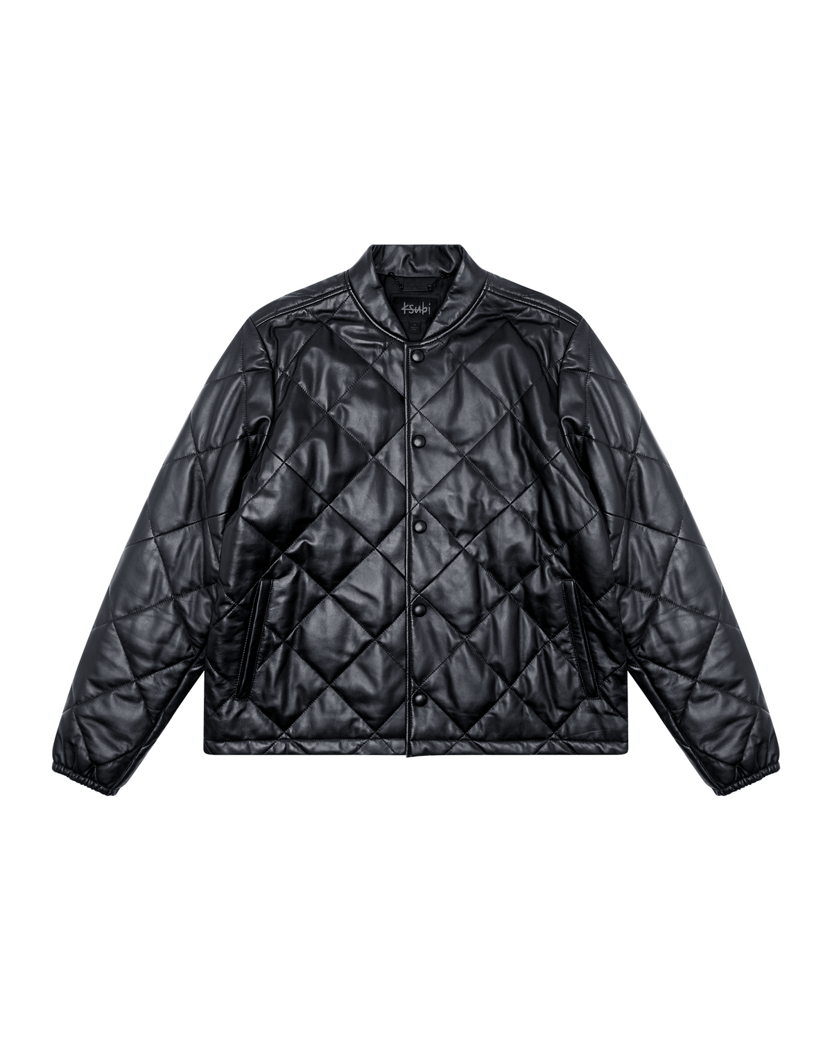 MENS ECLIPSE QUILTED BOMBER BLACK JACKETS
