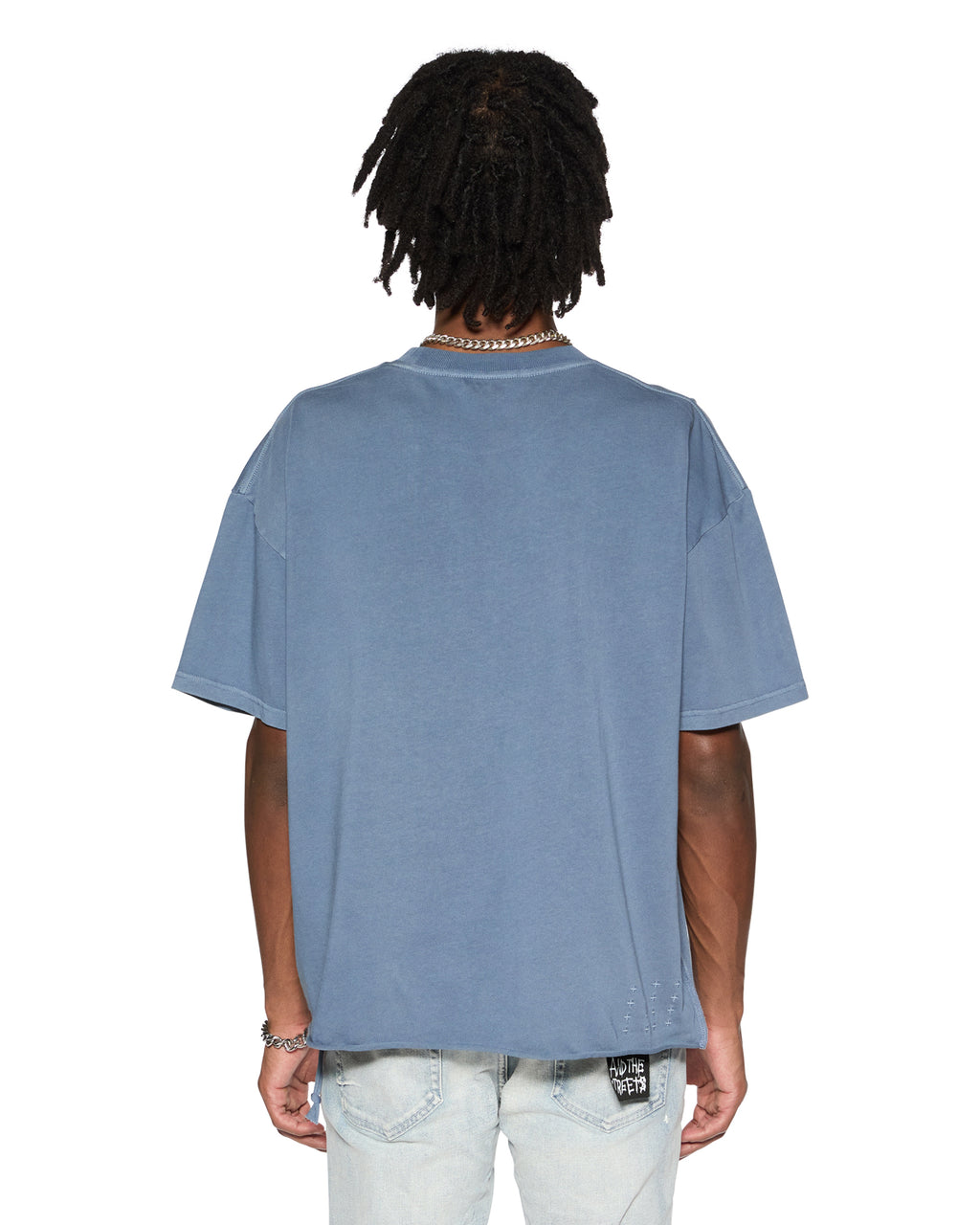 Mens Est Pocket Ss Tee Deep End Regular Tees - Blue