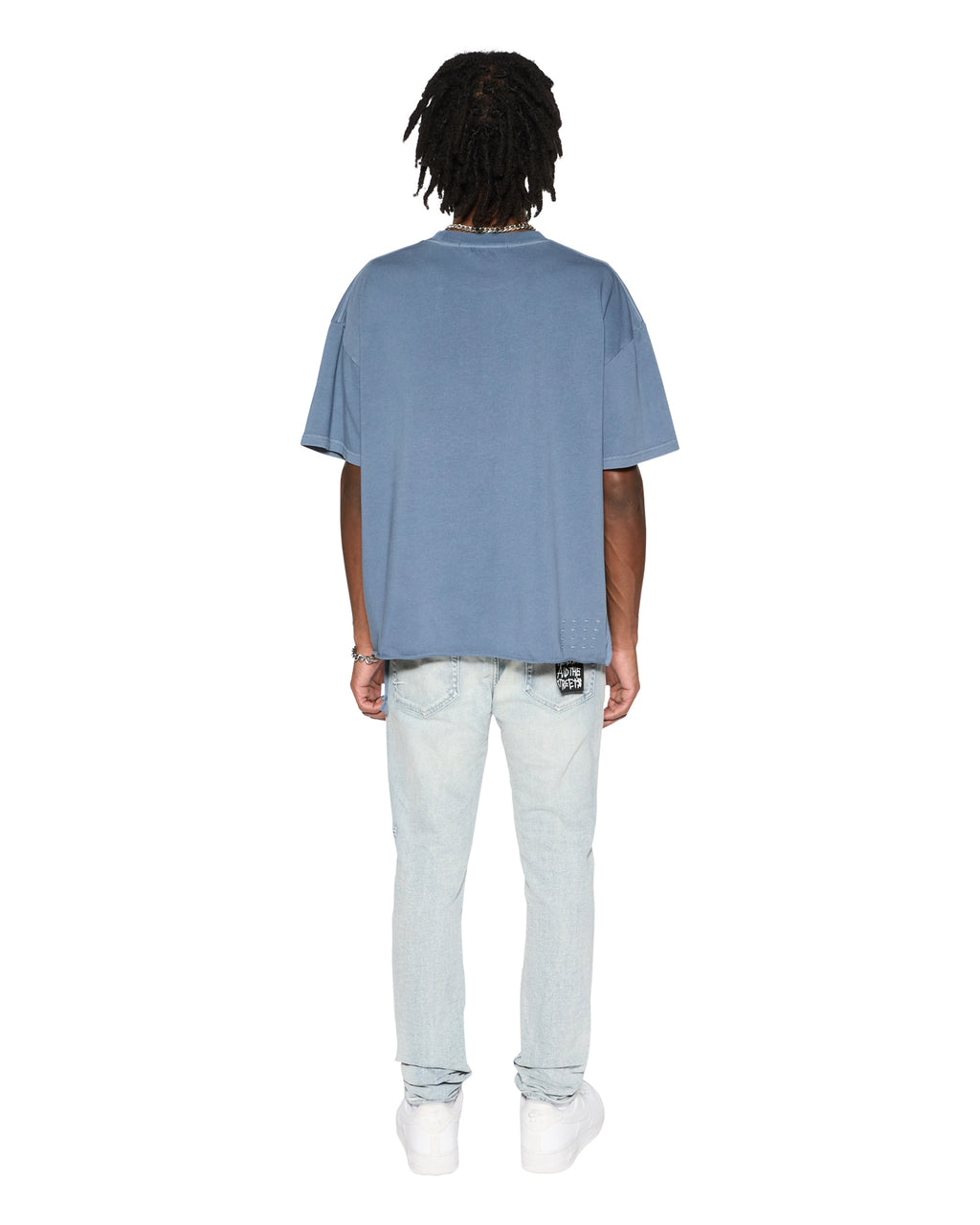 Mens Est Pocket Ss Tee Deep End Regular Tees - Blue