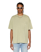 Mens Est Pocket Ss Tee Grass Regular Tees - Green