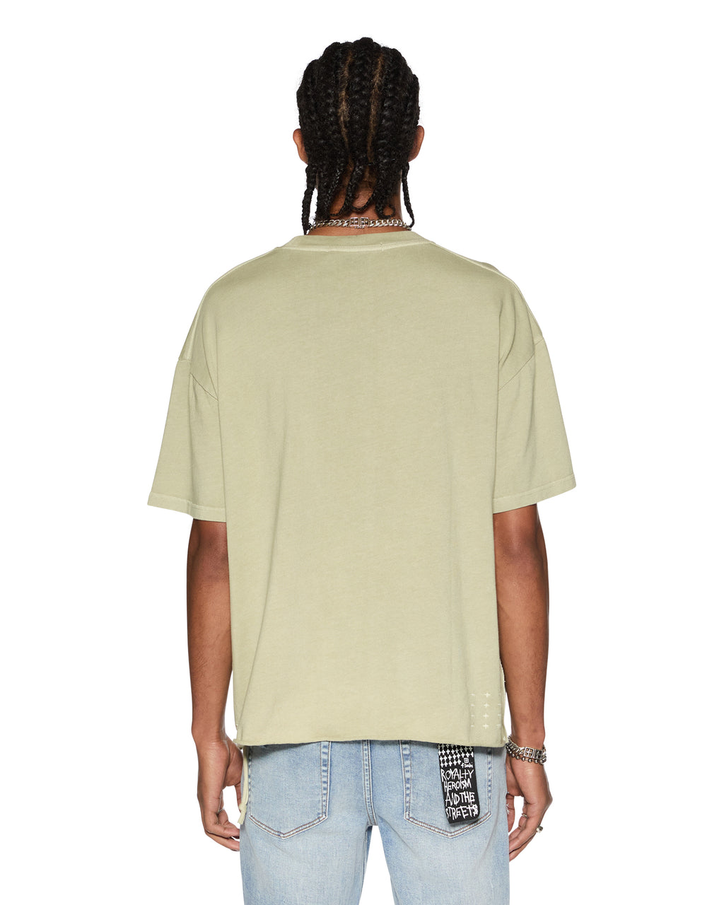 Mens Est Pocket Ss Tee Grass Regular Tees - Green