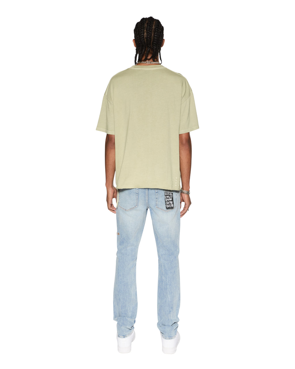 Mens Est Pocket Ss Tee Grass Regular Tees - Green