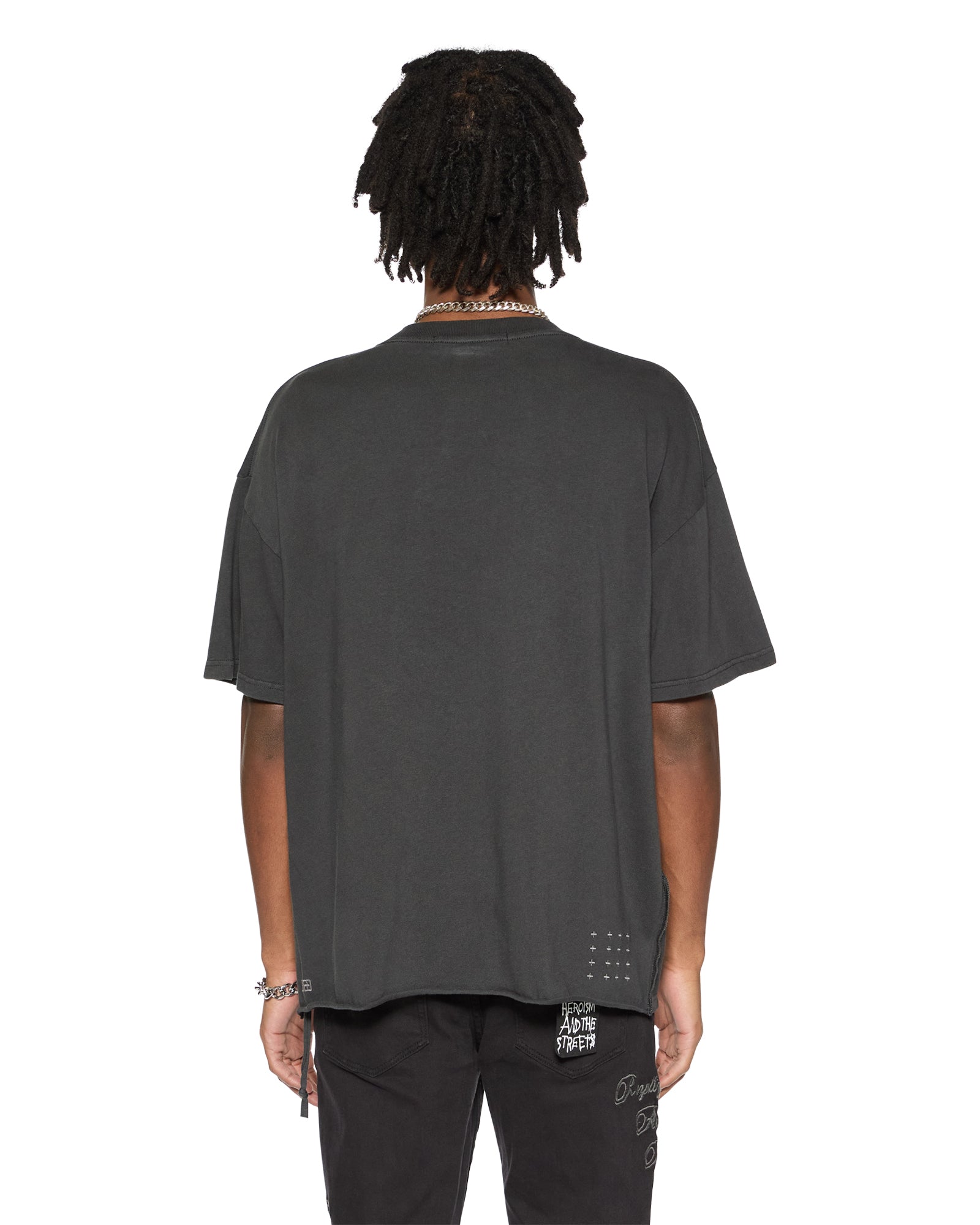 EST POCKET SS TEE OLD BLACK