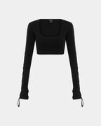 WOMENS FANTASY TOP BLACK FASHION TOPS