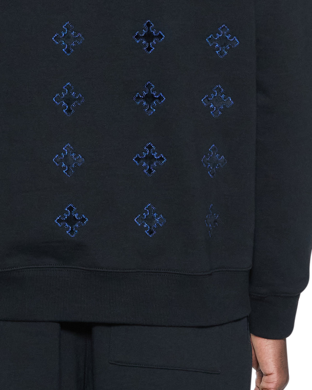 4X4 PAISE BIGGIE HOODIE COBALT BLACK