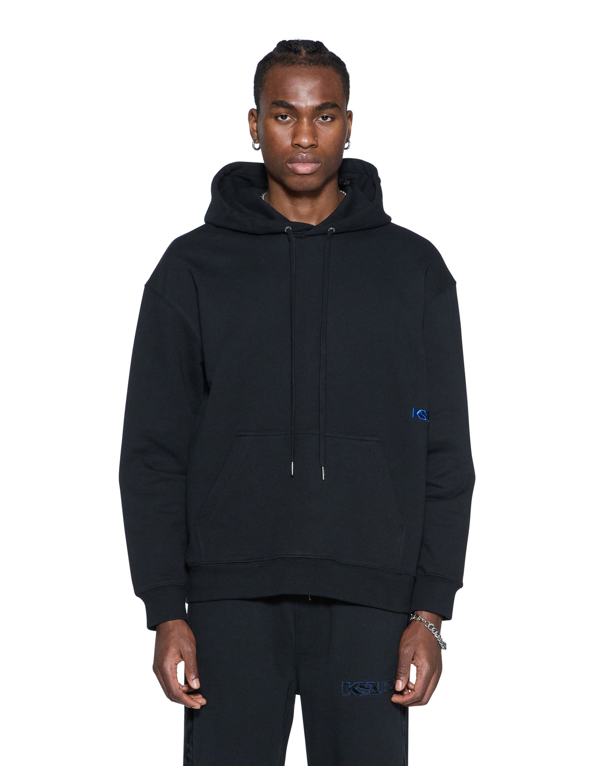 4X4 PAISE BIGGIE HOODIE COBALT BLACK