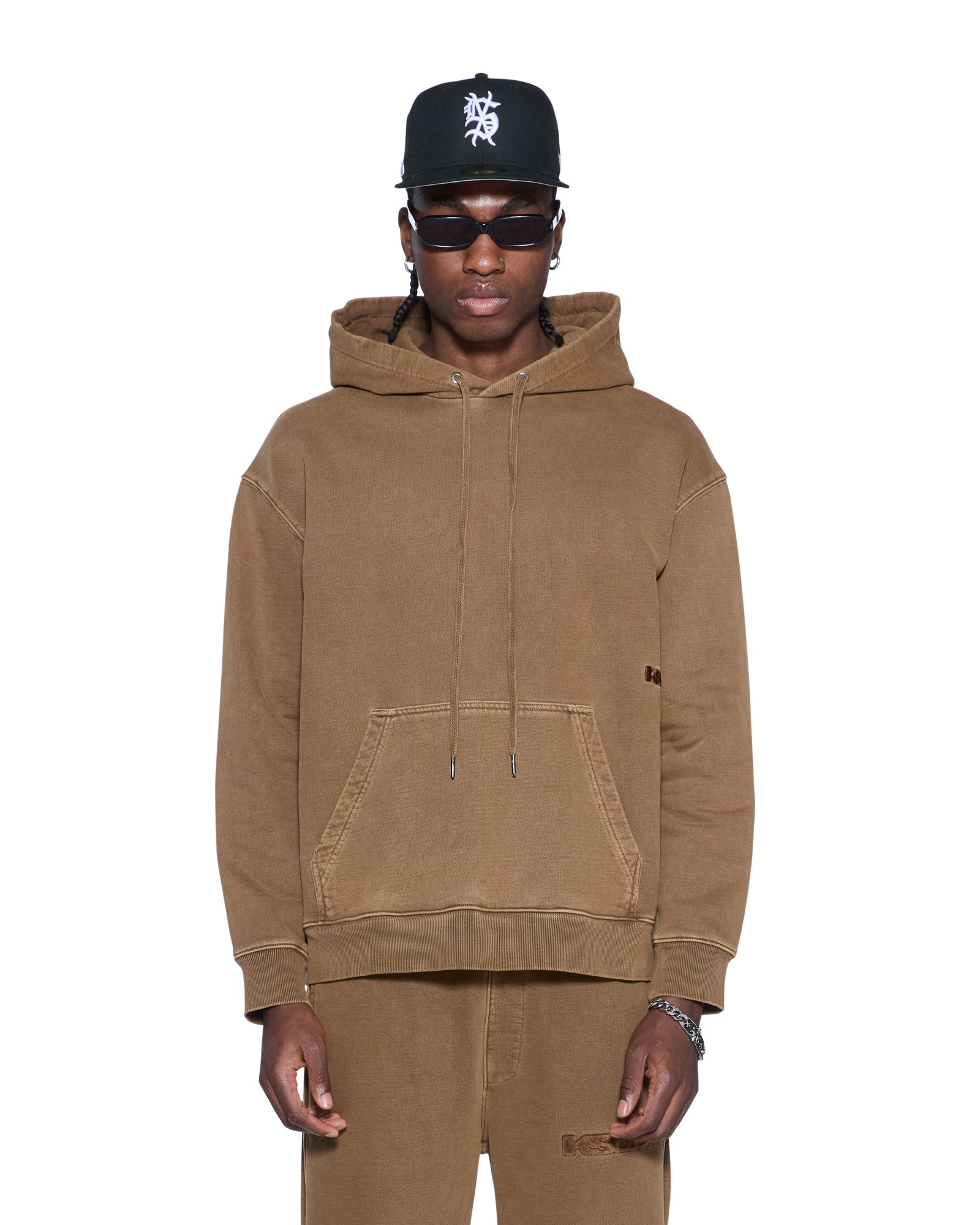 MENS 4X4 PAISE BIGGIE HOODIE ESPRESSO REGULAR FLEECE