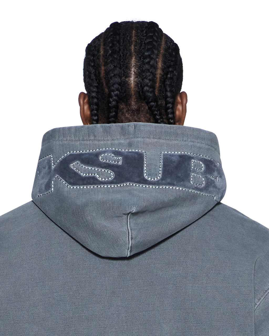 MENS 4X4 PAISE BIGGIE HOODIE CHARCOAL FLEECE