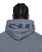 MENS 4X4 PAISE BIGGIE HOODIE CHARCOAL FLEECE