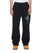 MENS FALSE IDOLS SYNTHESIS TRAK PANT JET BLACK PANTS