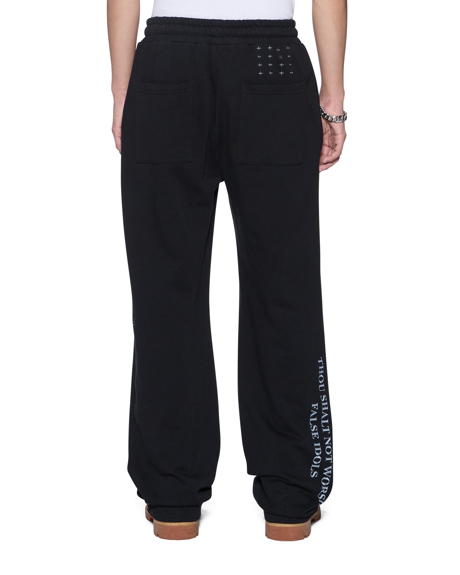 Mens False Idols Synthesis Trak Pant Jet Black Pants | Ksubi ++