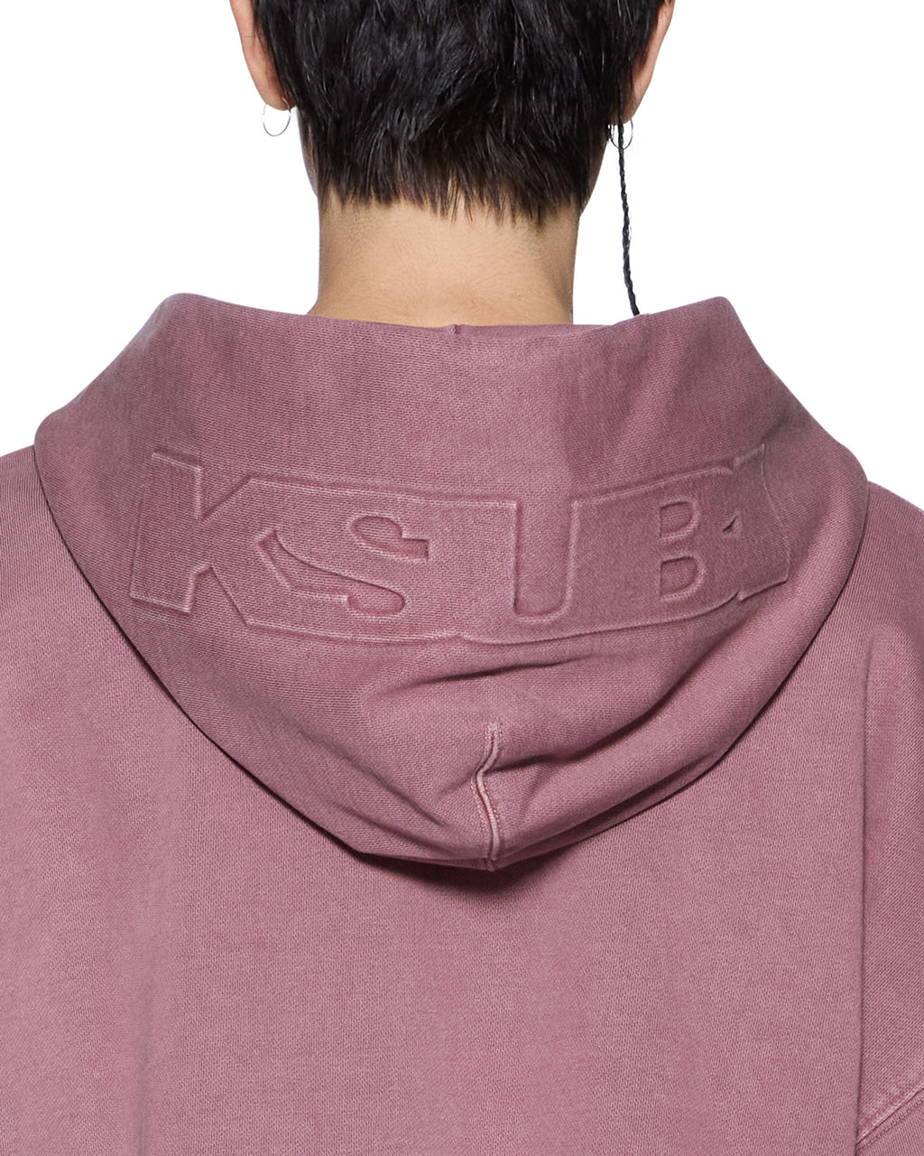MENS INTRUDER EKCESS ZIP HOOD PLUM FLEECE