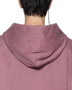 MENS INTRUDER EKCESS ZIP HOOD PLUM FLEECE