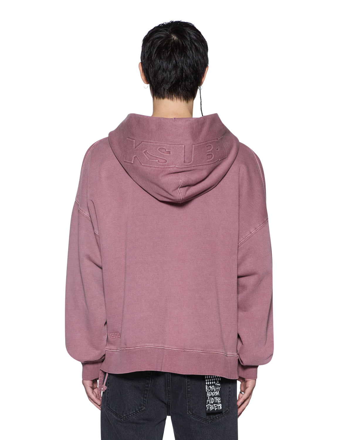 MENS INTRUDER EKCESS ZIP HOOD PLUM FLEECE