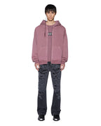MENS INTRUDER EKCESS ZIP HOOD PLUM FLEECE