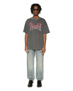 Mens Fuego Ekcess Ss Tee Charcoal Oversized Tees - Black