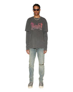 Mens Chitch Stage Dive Caged Slim Denim Jeans - Denim