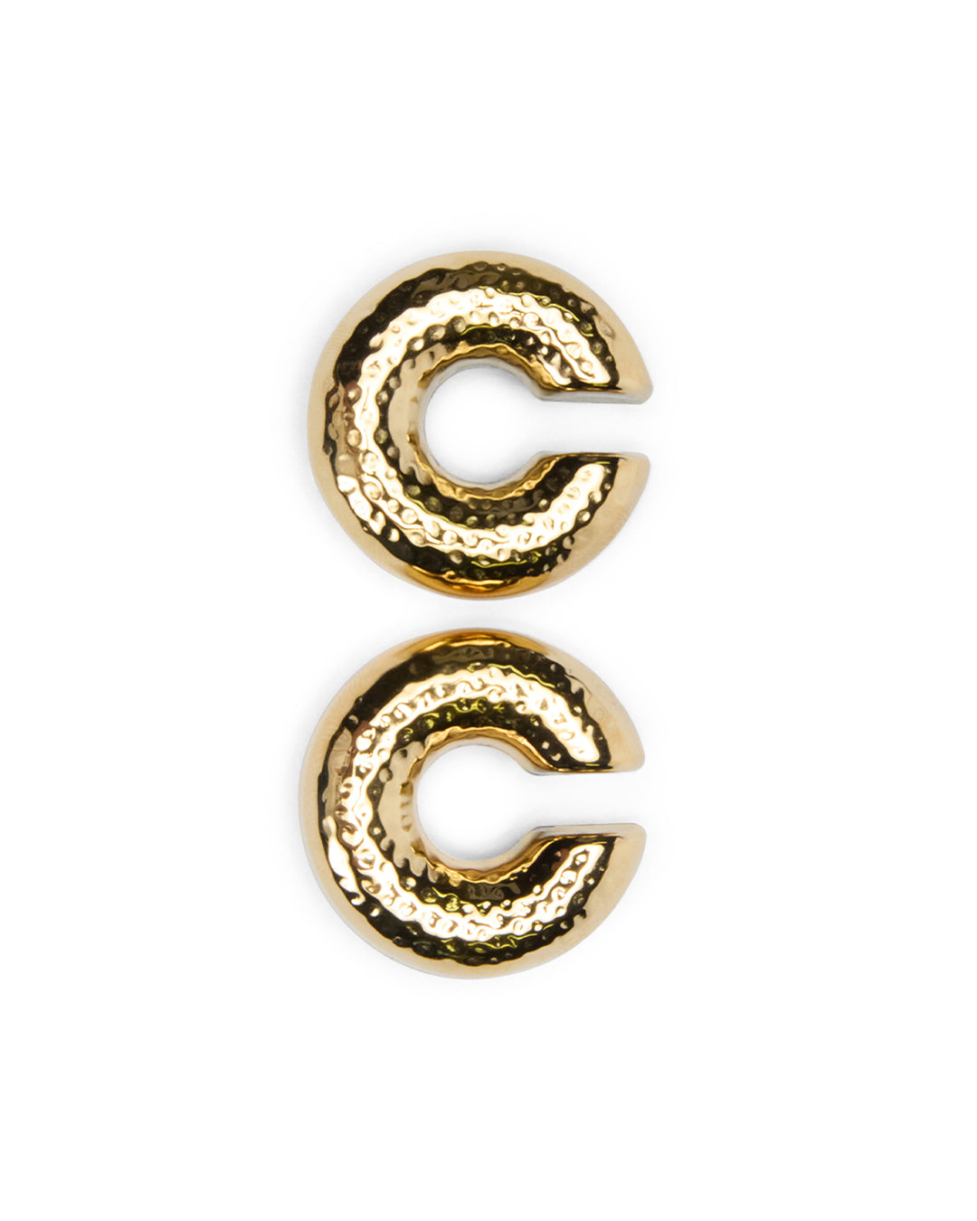 GOLD RIPPLE EAR CUFF JEWELLERY