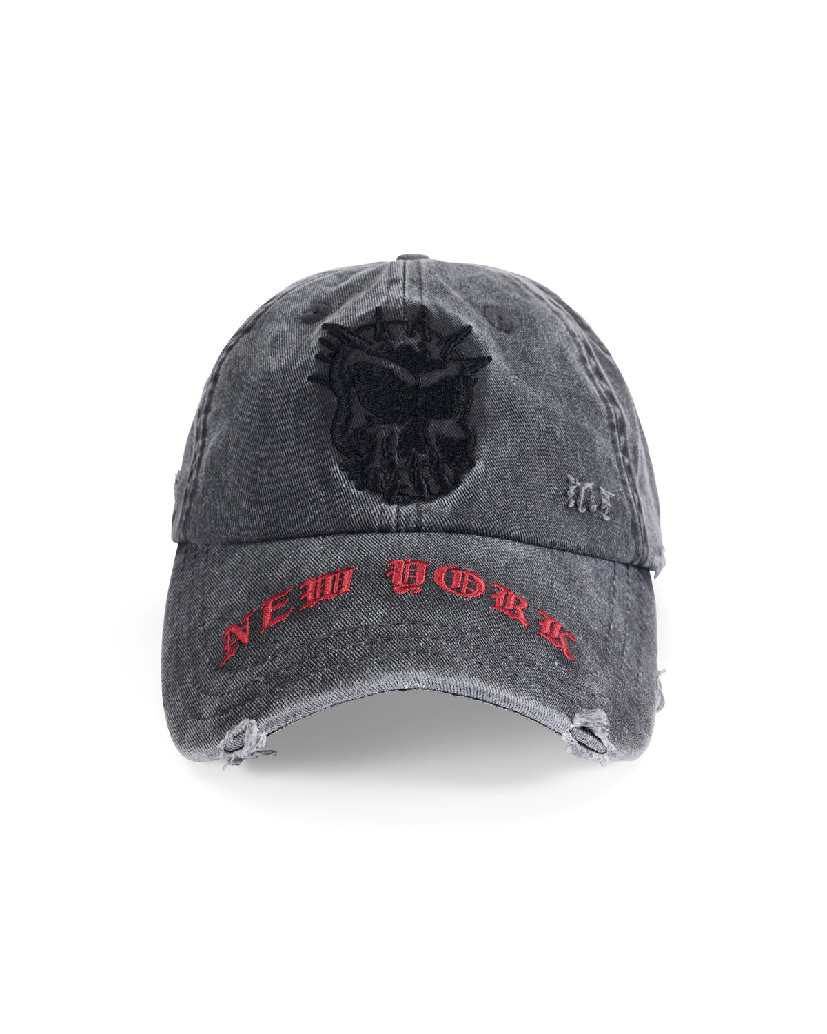 NY SKULL CAP BLACK HEADWEAR