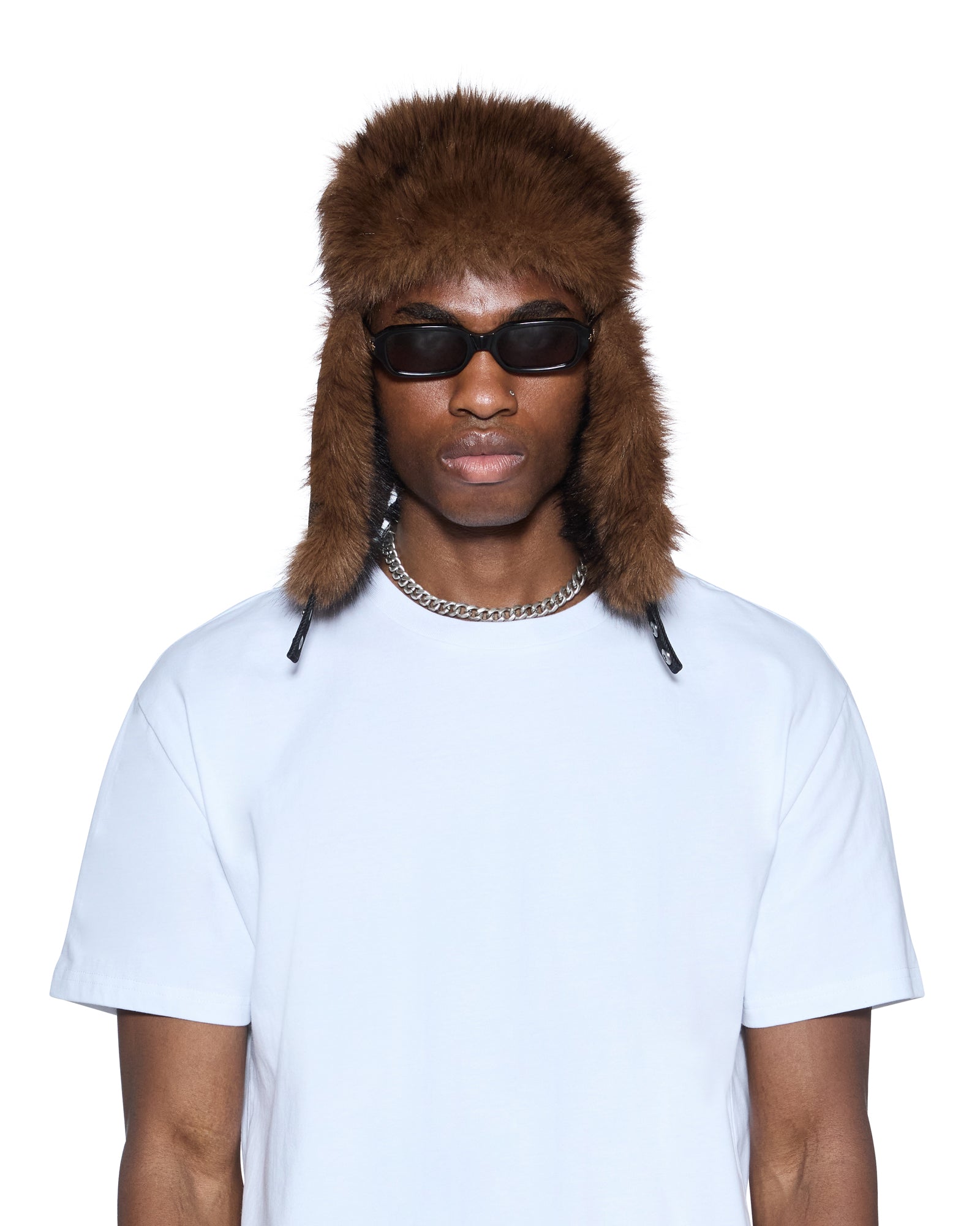 Trapper Hat Flocked Black | Ksubi ++