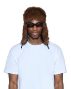 TRAPPER HAT FLOCKED BLACK HEADWEAR