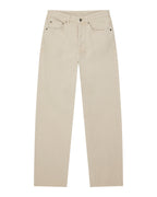 Mens Hazlow Ecru Straight Denim Jeans - Beige