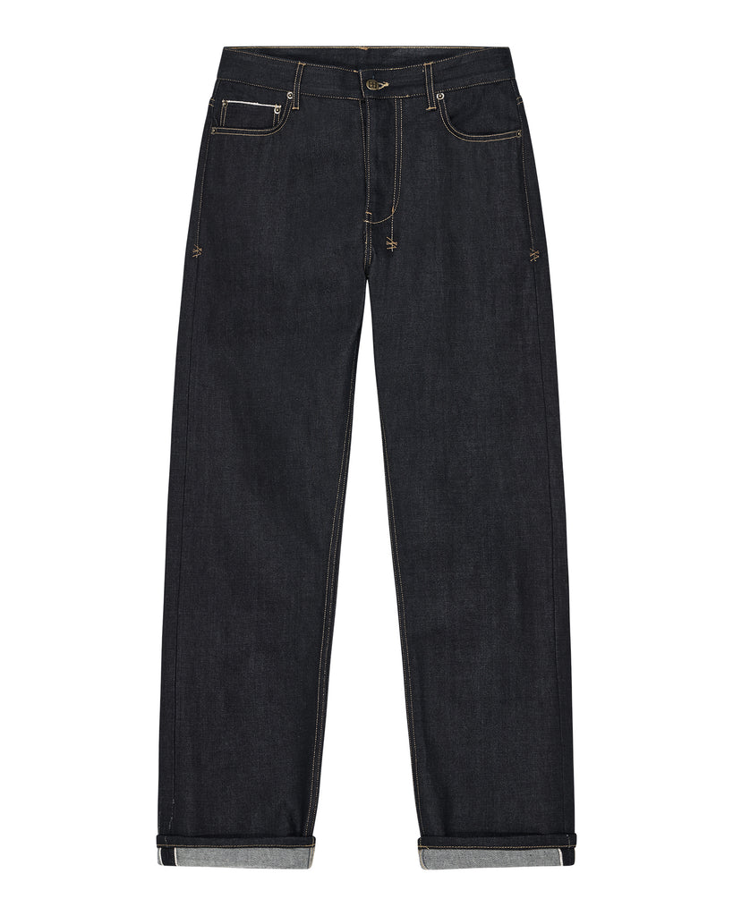 Hazlow Selvedge Raw Blue Straight Leg Jeans | Ksubi ++