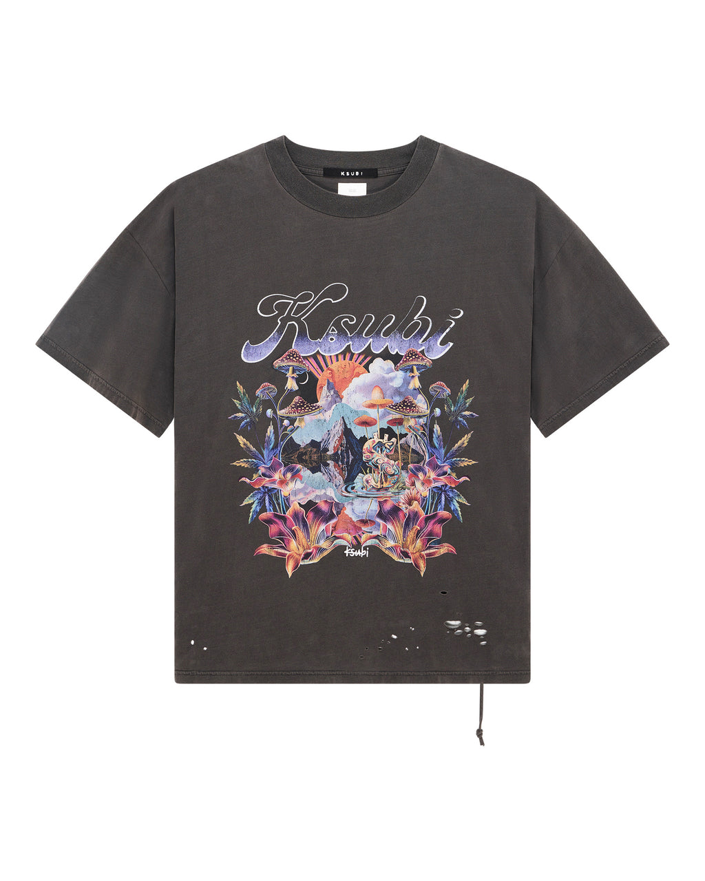 Mens Hendrix Ekcess Ss Tee Old Black Oversized Tees - Black