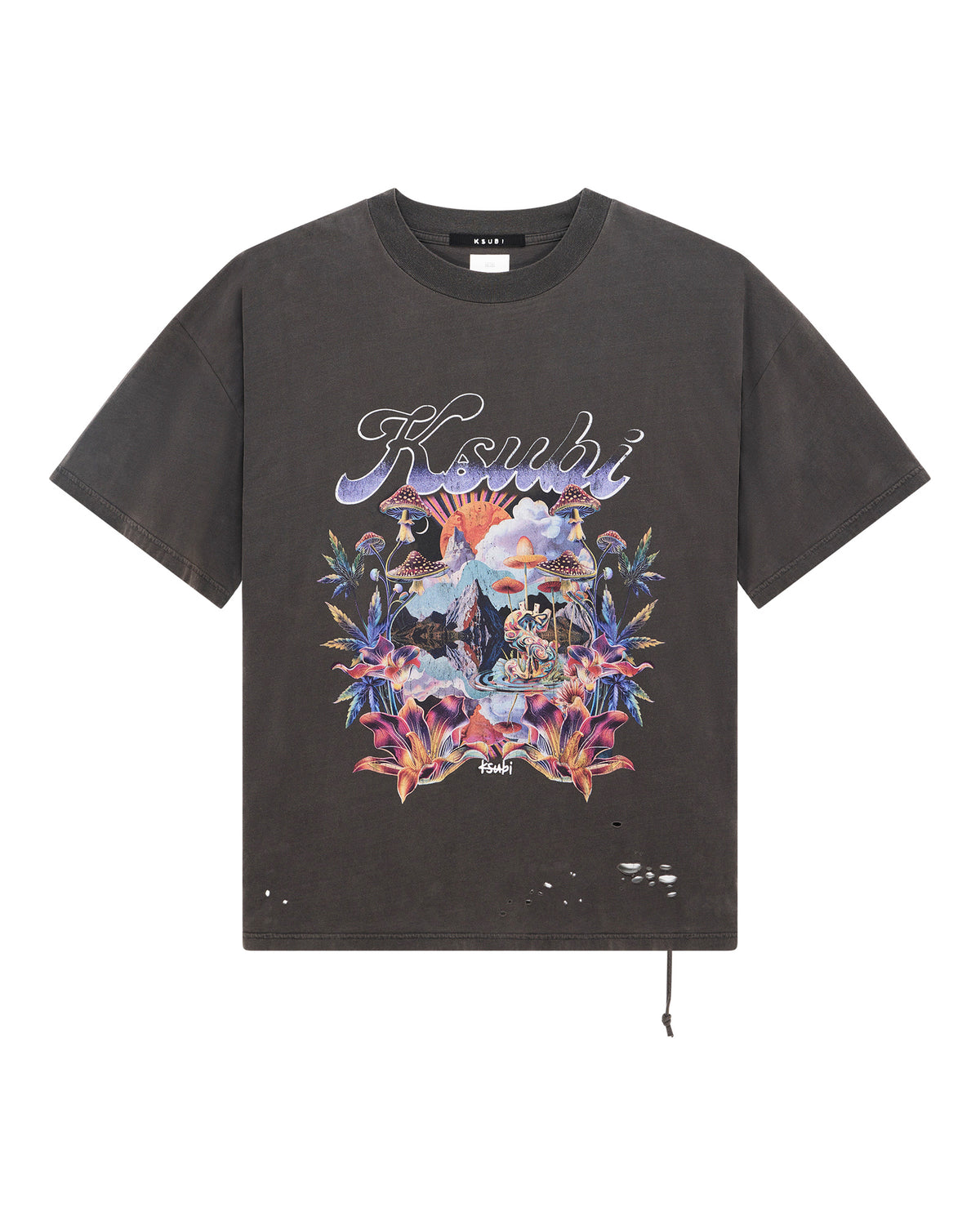 Mens Hendrix Ekcess Ss Tee Old Black Oversized Tees - Black