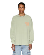 Mens Hero Ekcess Ls Tee Grass Oversized Tees - Green