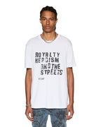 Mens Hero Kash Ss Tee Tru White Regular Tees - White