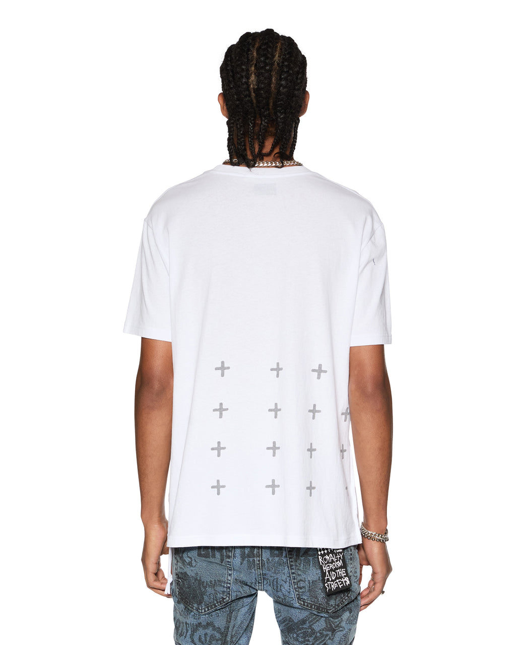 Mens Hero Kash Ss Tee Tru White Regular Tees - White