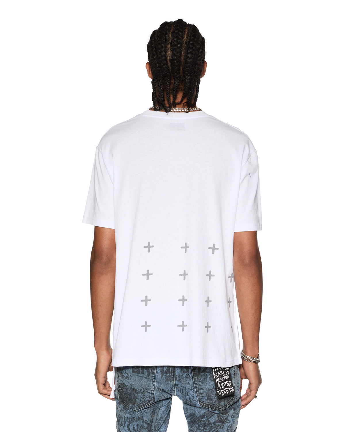 Mens Hero Kash Ss Tee Tru White Regular Tees - White