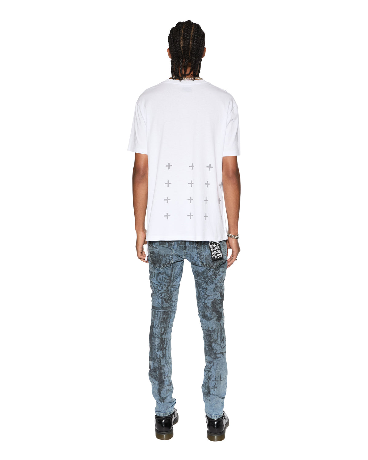 Mens Hero Kash Ss Tee Tru White Regular Tees - White
