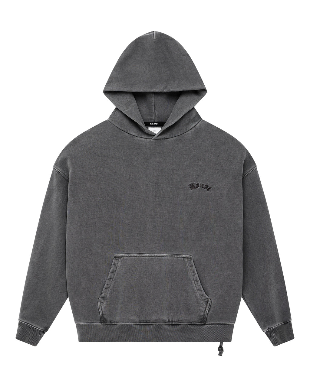 MENS THORNED EKCESS HOODIE CHARCOAL FLEECE