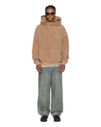 Mens 1999 Ekcess Hoodie Elk Oversized Fleece - Brown