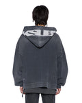 ACE EKCESS ZIP THRU HOODIE BLACK FADE