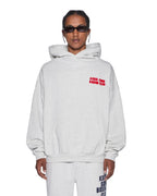 Mens Club Ekcess Hoodie Snow Marle Oversized Fleece - Grey