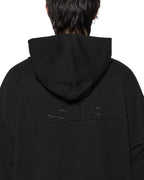 MENS INTRUDER EKCESS HOODIE JET BLACK FLEECE