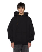 MENS INTRUDER EKCESS HOODIE JET BLACK FLEECE