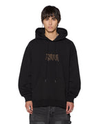 Mens Kingdom Biggie Hoodie Jet Black Oversized Fleece - Black