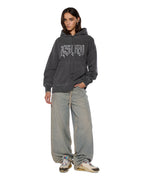 Womens Kingdom Oh G Hoodie Charcoal Oversized Fleece - Grey