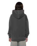 Womens Kingdom Oh G Hoodie Charcoal Oversized Fleece - Grey