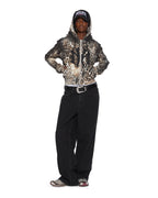 WOMENS MOWALOLA ZIP HOODIE CHEETAH FLEECE