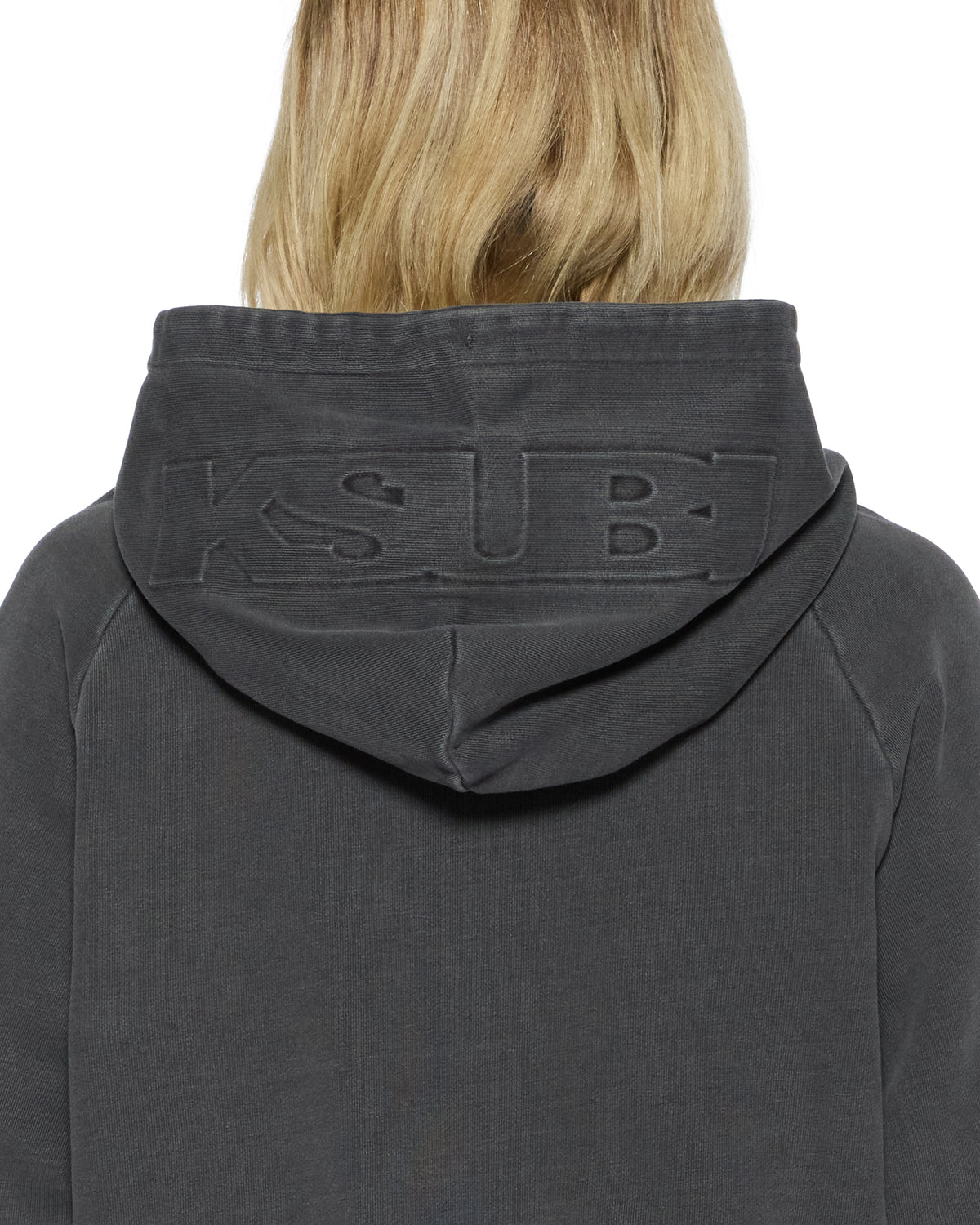 WOMENS ORIGIN HOODIE CHARCOAL FLEECE