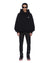 MENS  LORDS EKCESS HOODIE JET BLACK OVERSIZED FLEECE