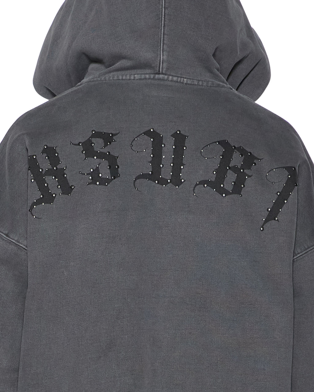 MENS SERPENT EKCESS HOODIE FADED BLACK FLEECE
