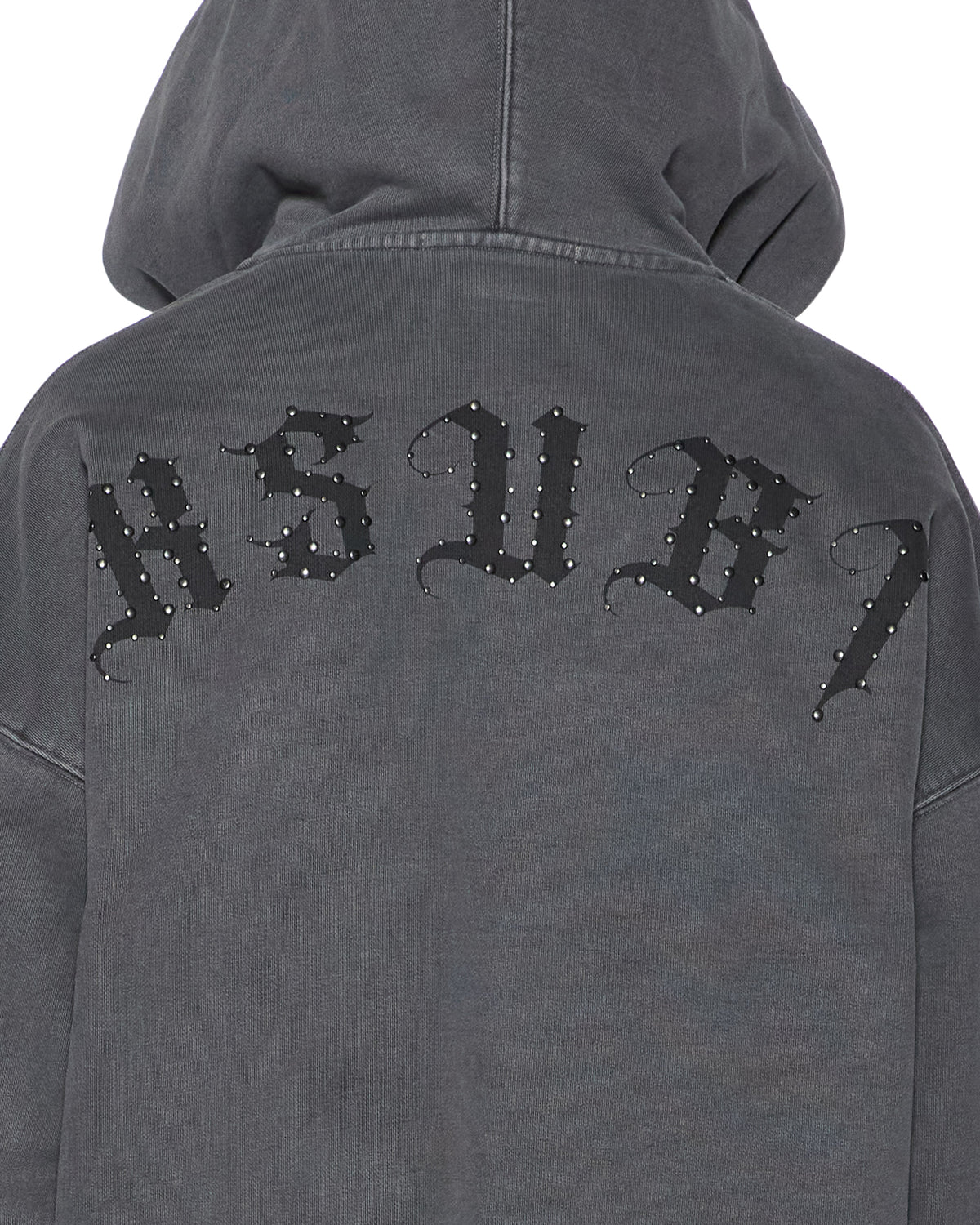 MENS SERPENT EKCESS HOODIE FADED BLACK FLEECE